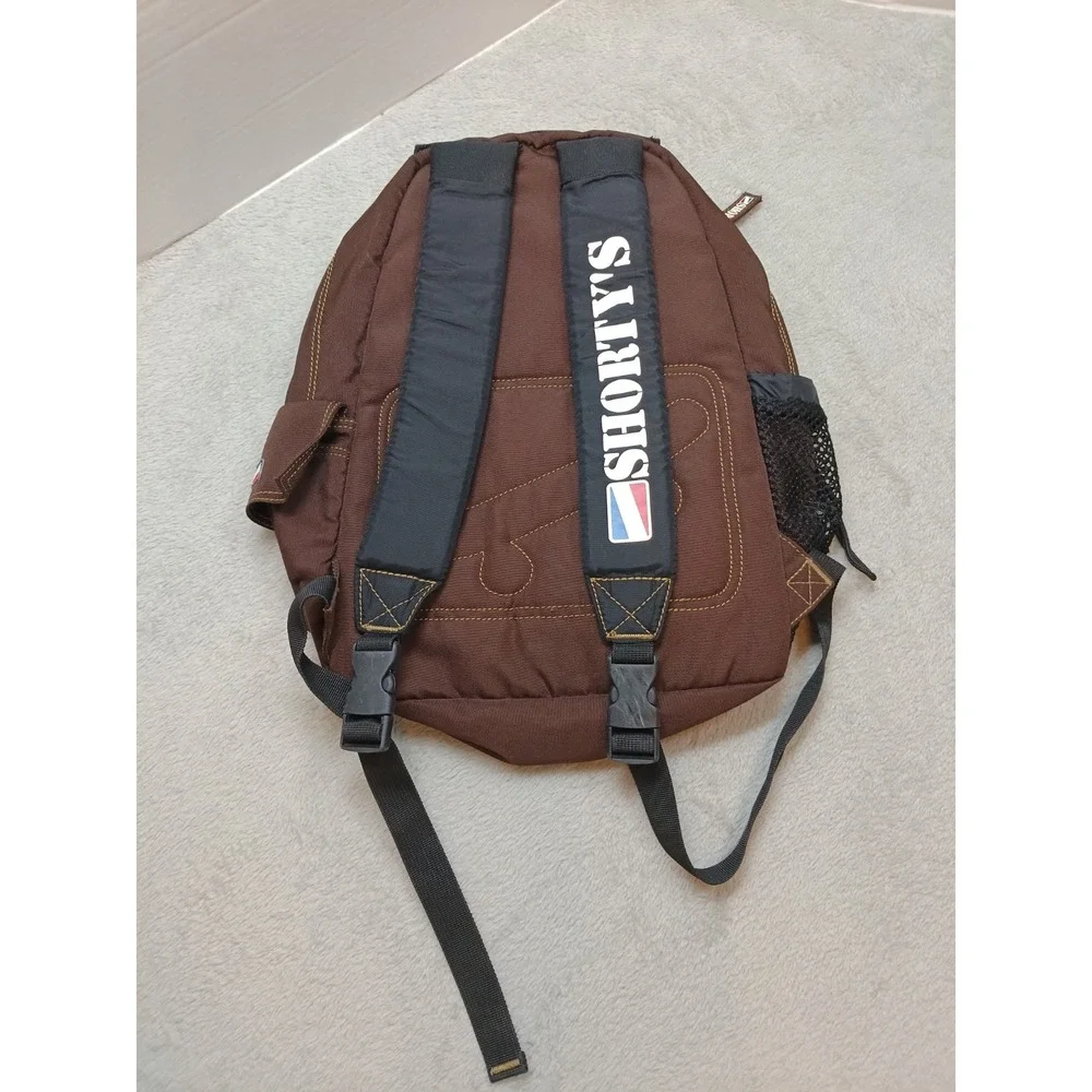 Vintage '90S Shorty's Skate Backpack Brown Skater Grunge Chad Muska Y2k Rare.